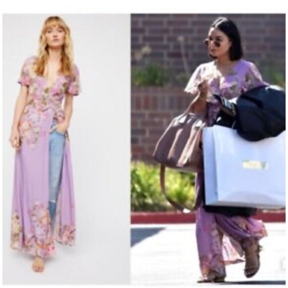 Spell & the Gypsy Blue Skies Floral Wrap Dress - Picture 3 of 8